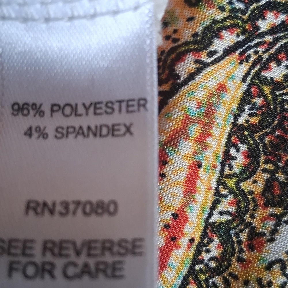 Cato Plus Size Paisley Print Dress 22/24 – 3/4 Sleeve, Stretch, Versatile, Boho - Picture 7 of 7